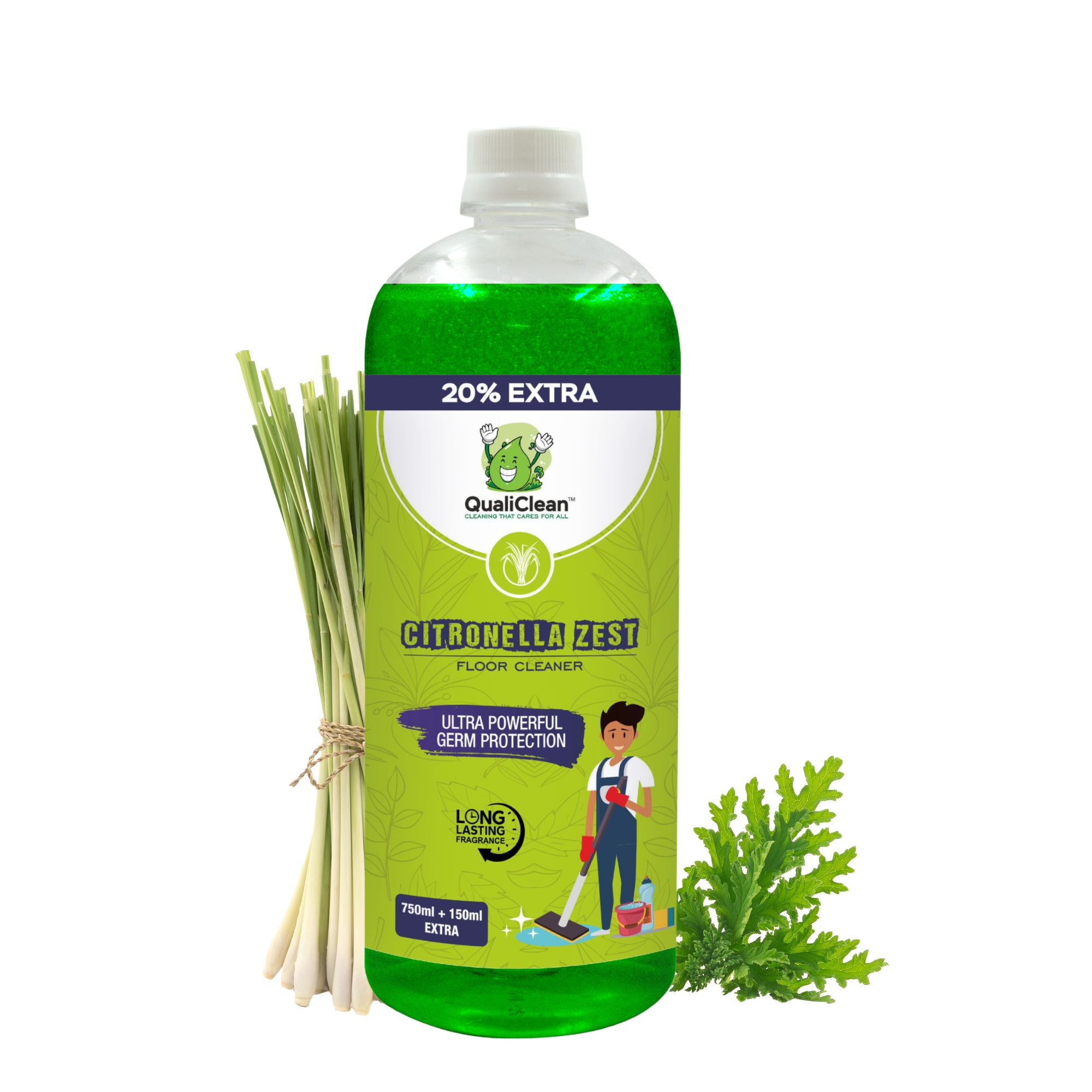 QualiClean Floor Cleaner – 500ml Floral