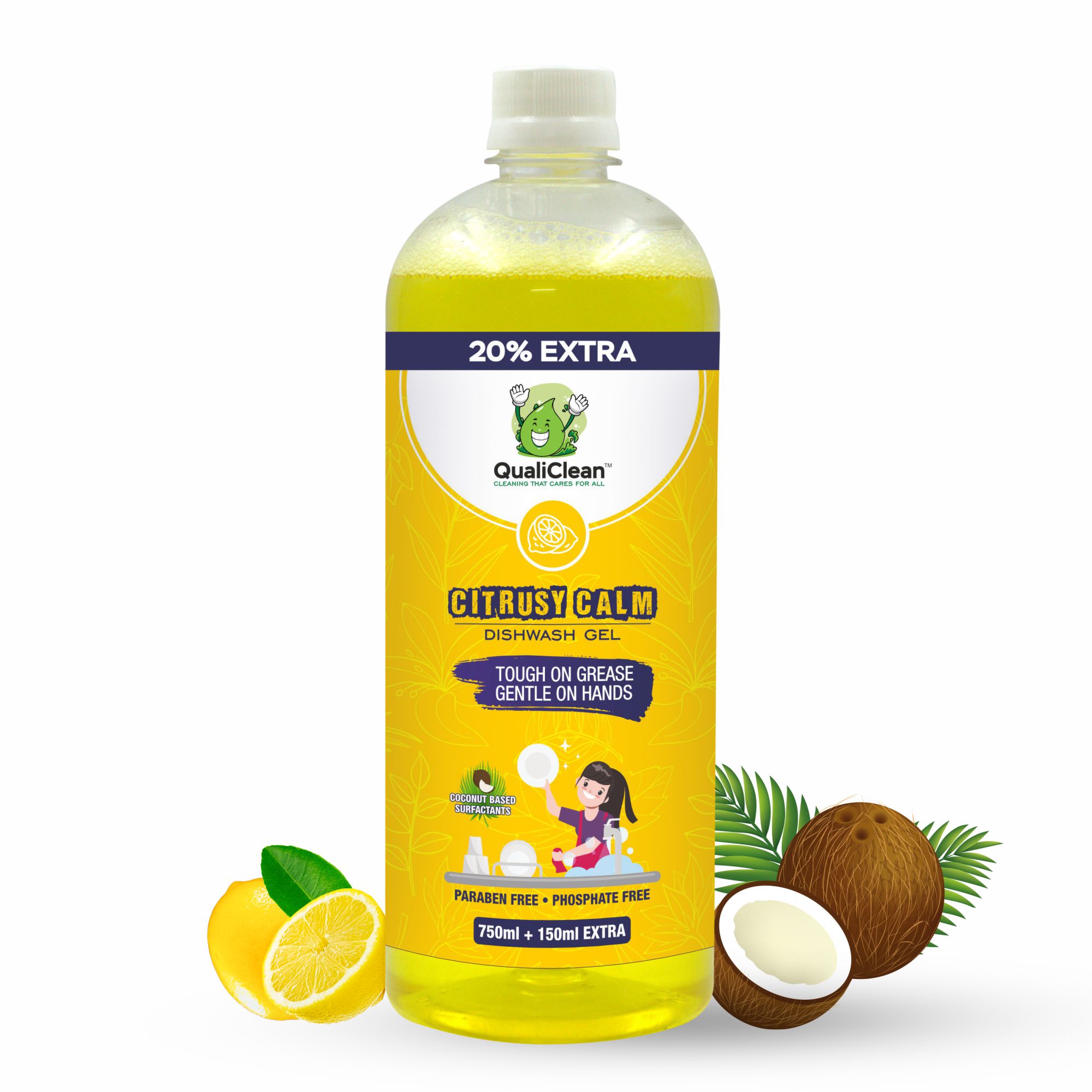 QualiClean Dishwash Gel – 900ml